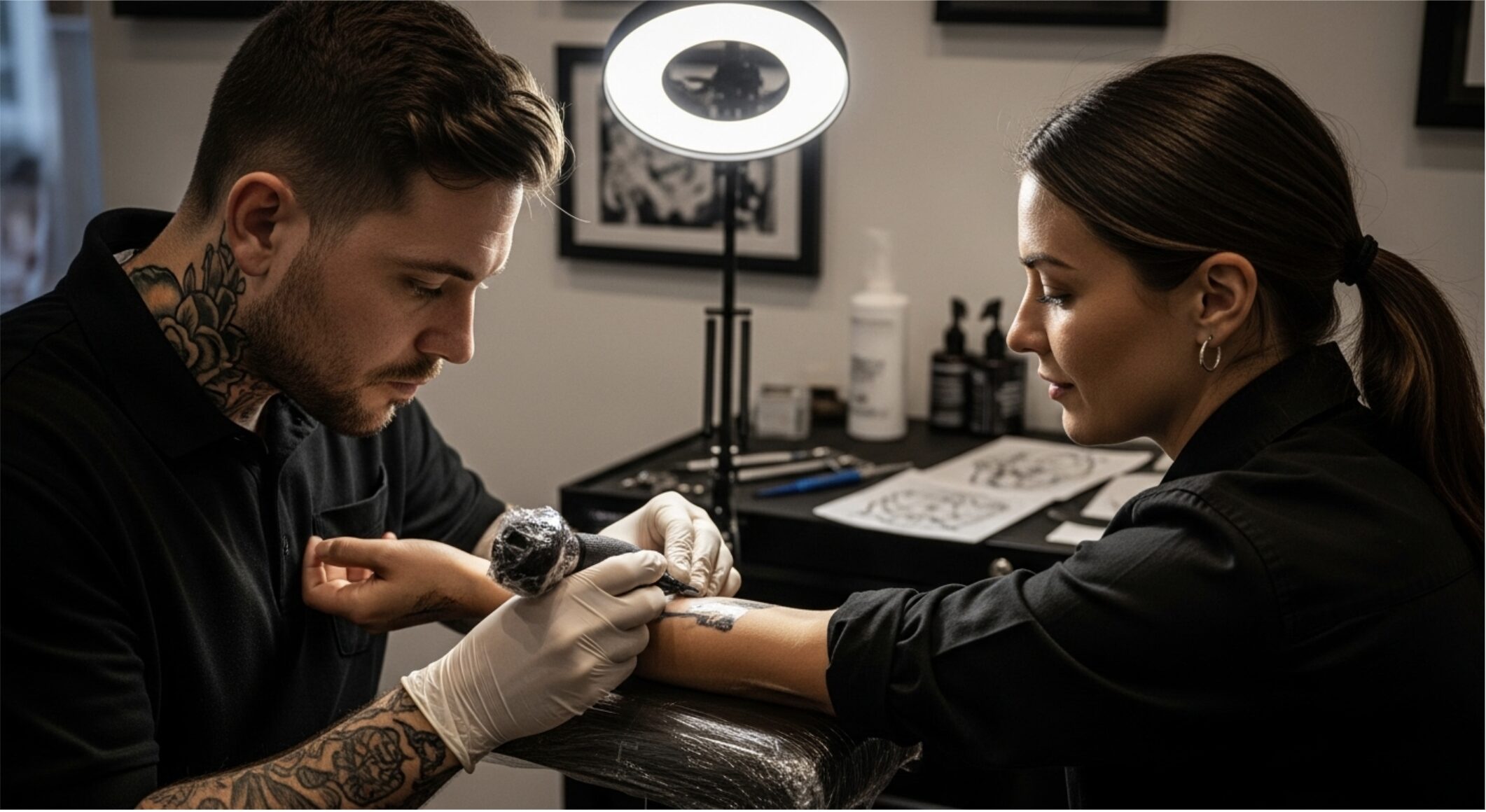 tlumení bolesti při tetování