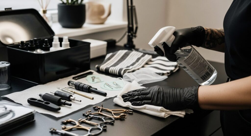 komfort klienta při tetování