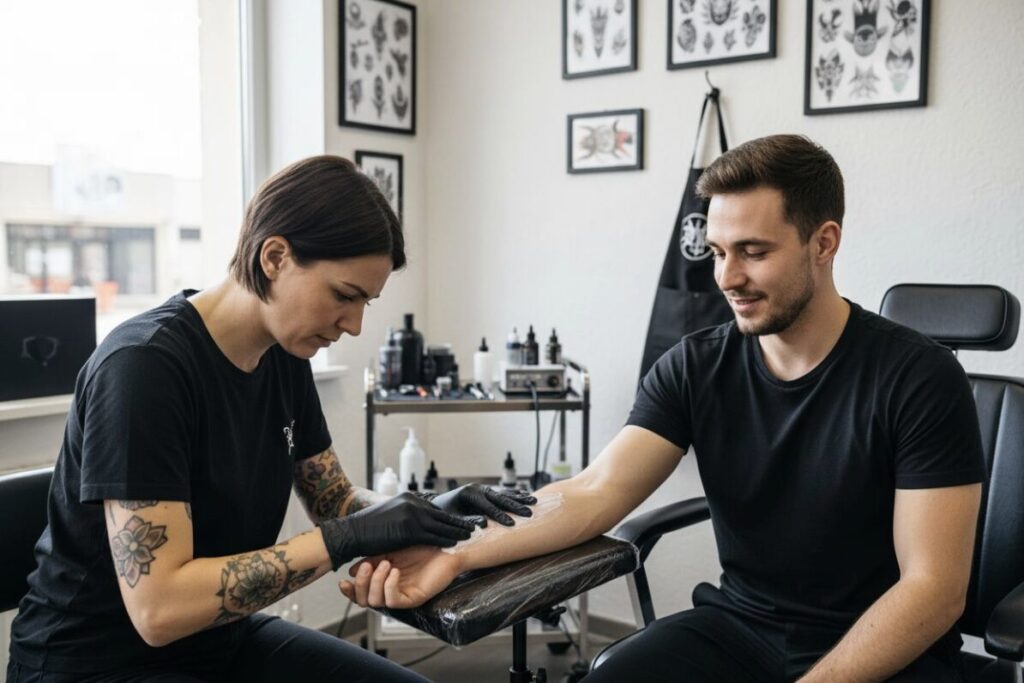 proč se nanáší krém před tetováním