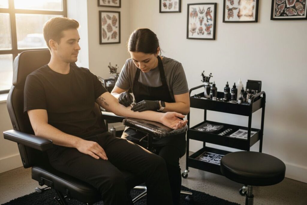 role TKTX při tetování