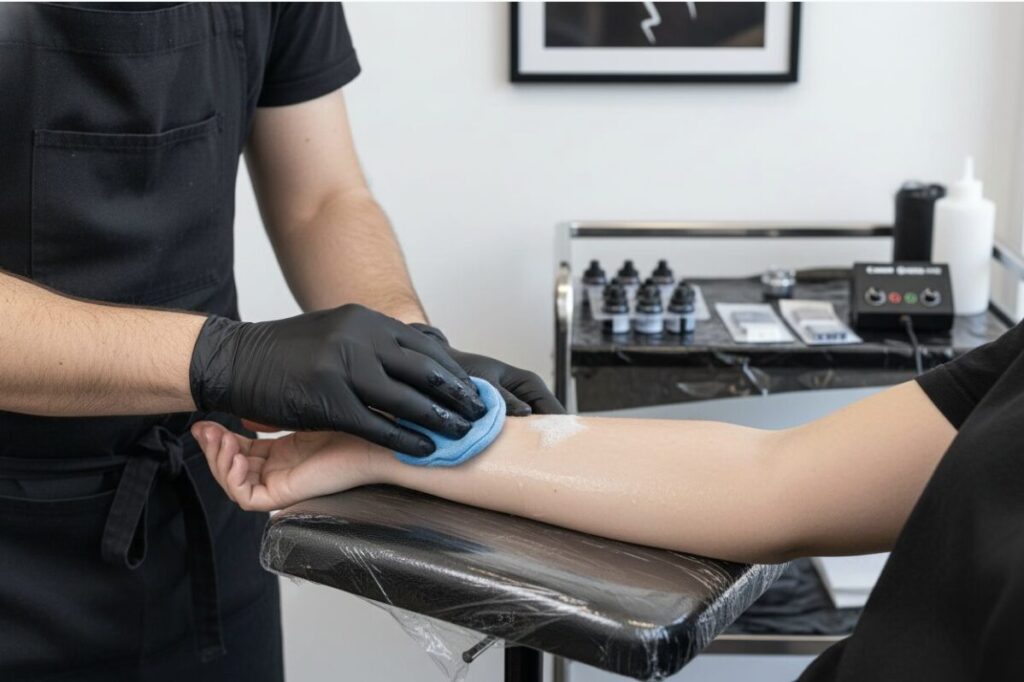 bezpečné tetování 