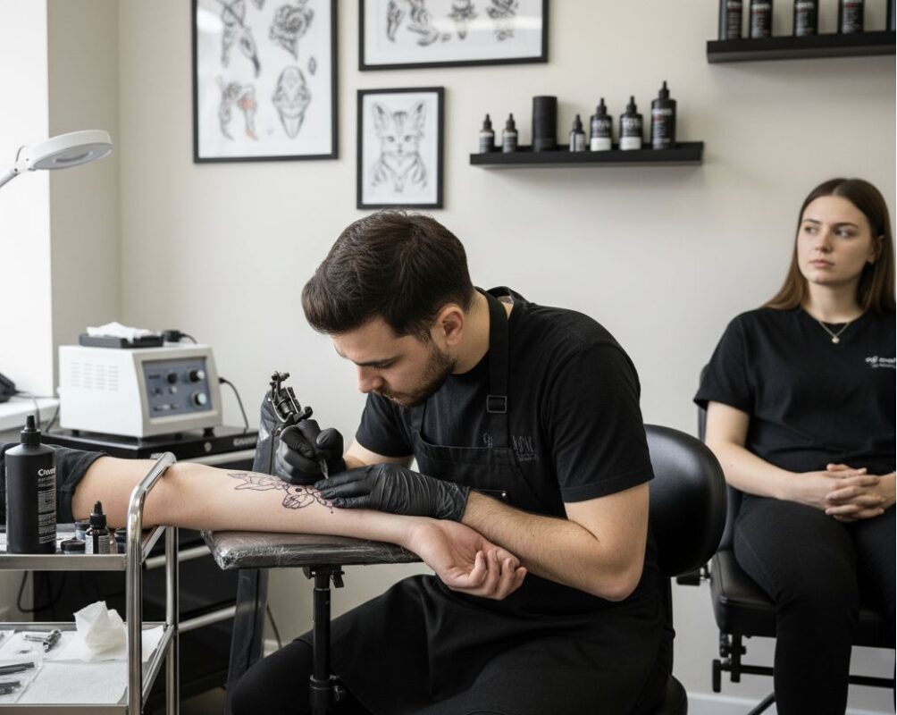 bolest při tetování