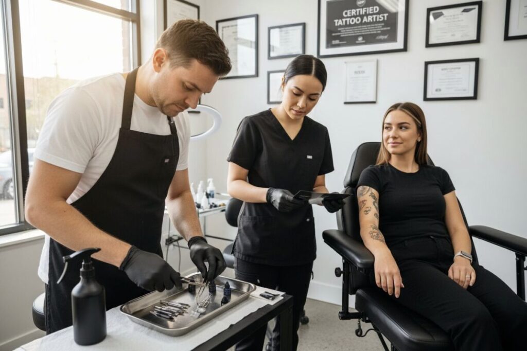 10 kroků pro bezpečné tetování