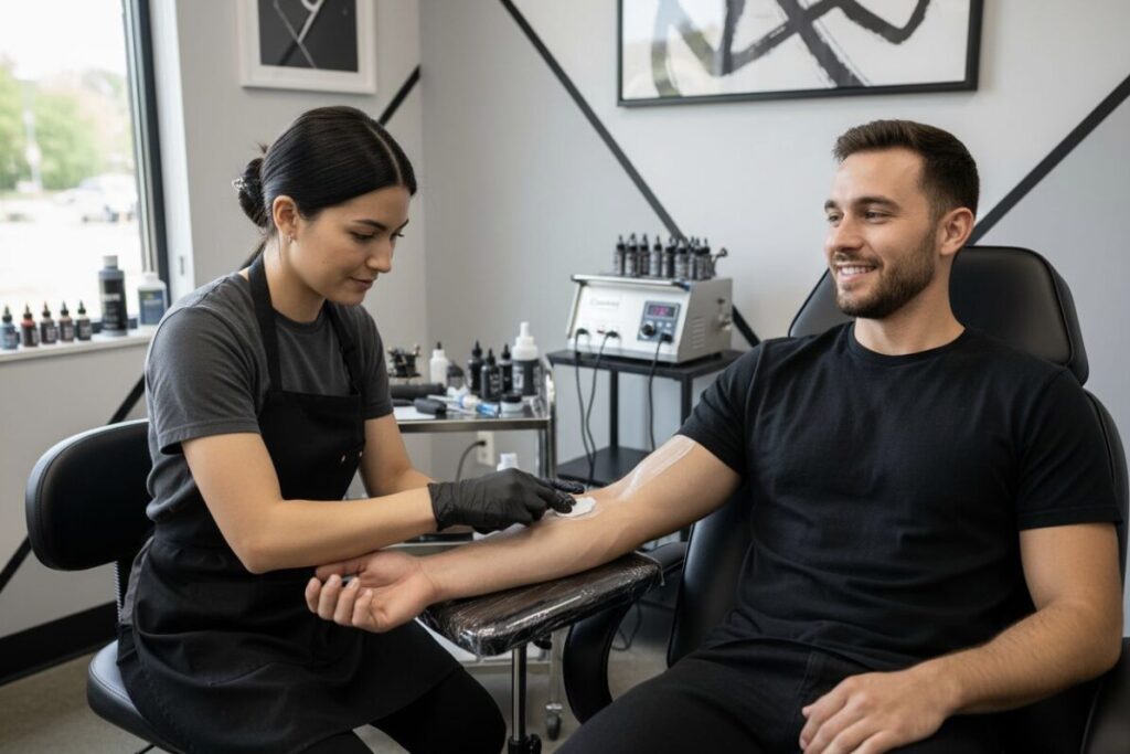 důležitost kvalitního anestetika před tetováním