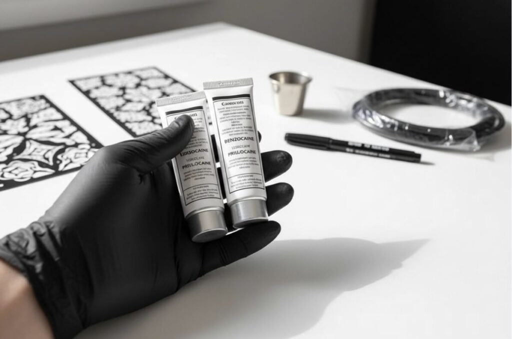 důležitost kvalitního anestetika před tetováním