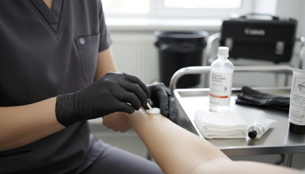 použití anestetického krému na tetování