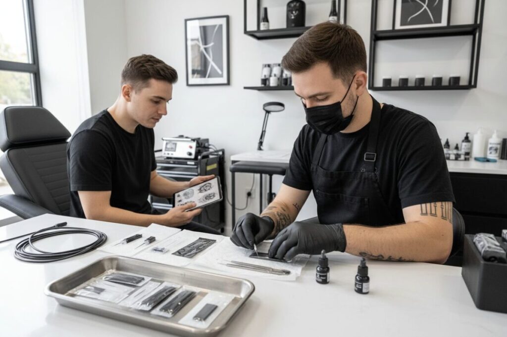Kroky pro bezpečné tetování