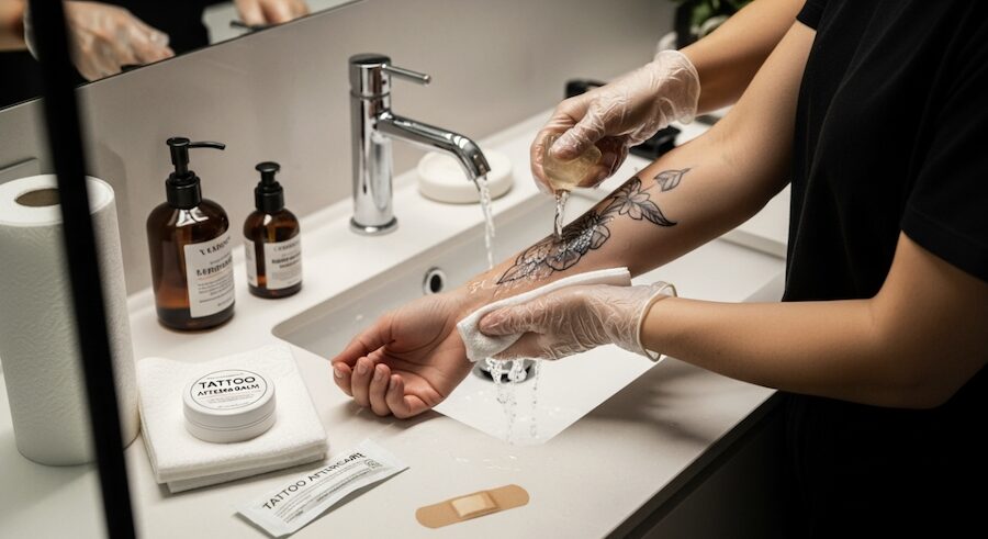 preventivní opatření bolest tetování