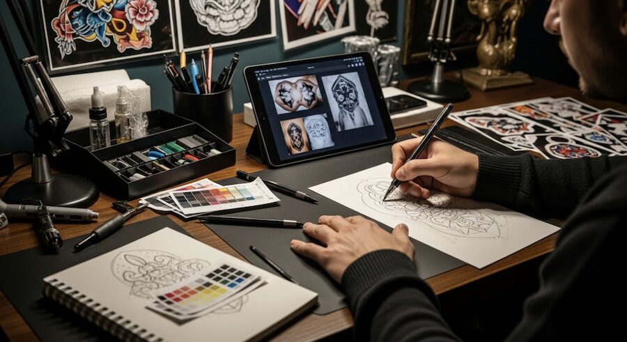 tetování bez stresu kroky